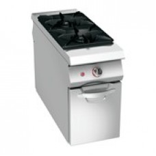 TWO BURNER GAS RANGE ON NEUTRAL CABINET
