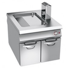 SMOOTH/RIBBED PLATE GAS GRIDDLE ON NEUTRAL CABINET