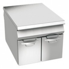 NEUTRAL ELEMENT ON NEUTRAL CABINET WITH DOORS