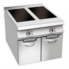 INDUCTION PYROCERAM COOKING RANGE, 4 X 7 Kw