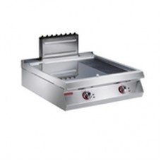 RIBBED/SMOOTH CHROMIUM PLATED ELECTRIC GRIDDLE