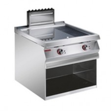 RIBBED/SMOOTH CHROMIUM PLATED ELECTRIC GRIDDLE