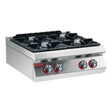 FOUR BURNER GAS BOILING TABLE, 70 CM.
