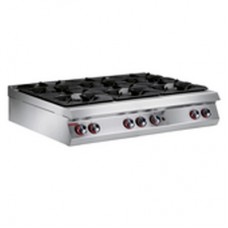 SIX BURNER GAS BOILING TABLE
